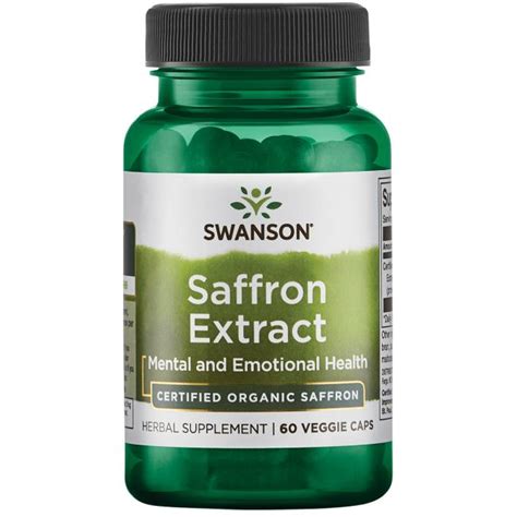 Saffron Extract 2% Safranal | Swanson Health Products Europe