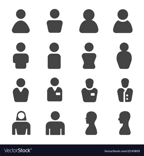 Person icon Royalty Free Vector Image - VectorStock