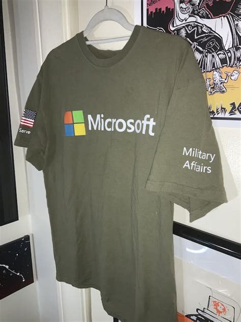 Microsoft Microsoft military shirt | Grailed