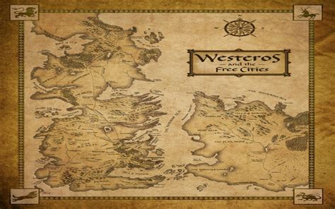 Complete Map Of Game Of Thrones Thrones Map Game Maps Westeros Places Explained Mapped Cities ...