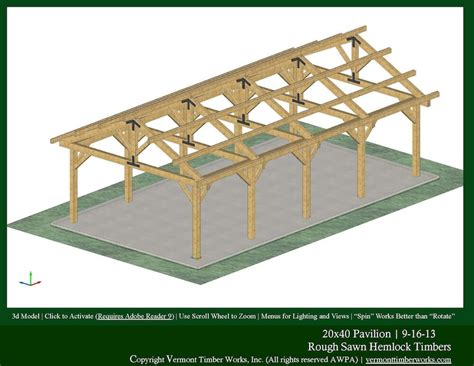 Timber Frame 3D Models – Vermont Timber Works