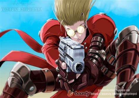 Trigun Vash the Stampede by TorfinShpiegel on DeviantArt