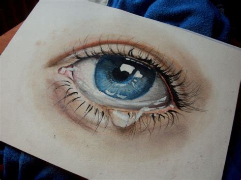 Painting Of Eyes With Tears – Warehouse of Ideas