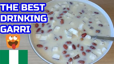 HOW TO MAKE NIGERIAN DRINKING GARRI|DRINKING GARRI|GARRI RECIPE|HOW TO ...