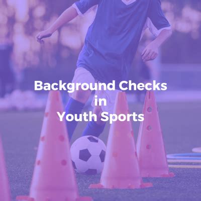 Background Checks Necessary in Youth Sports Organizations - JDP