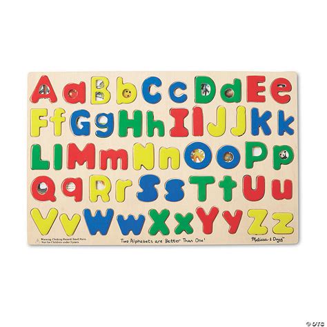 Melissa & Doug Upper & Lower Case Alphabet Jigsaw Puzzle | Oriental Trading