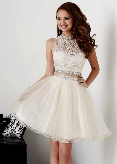 Gold dress formal 8th | 8th grade formal dresses, White homecoming ...