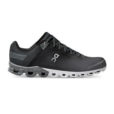 (2E, EE) WIDE Men's ON CLOUD CLOUDFLOW v3 Black Asphalt Running Walking ...