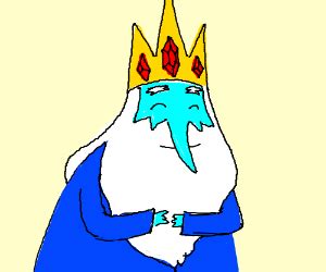 ice king and betty adventure time - Drawception