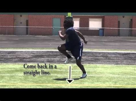 Cornerback Drills: Hip Flips to 315° Breaks | Football training drills ...