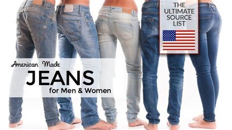 American Made Jeans for Men and Women: The Ultimate Source List • USA ...