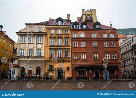 Buildings at the Old Town of Warsaw Editorial Stock Photo - Image of ...