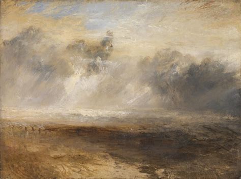 Breakers on a Flat Beach (c.1835–40) | William turner, Joseph mallord ...