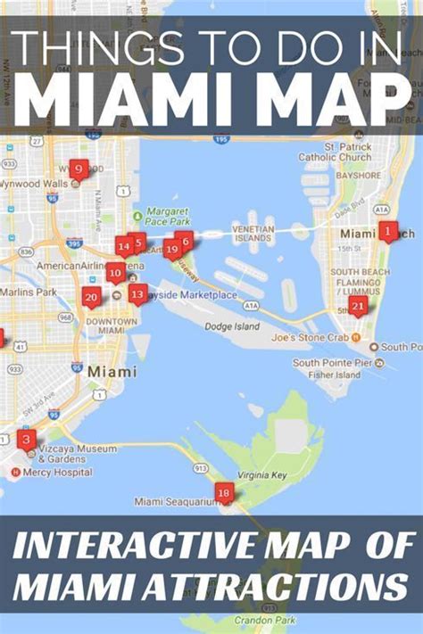 map of unmissable things to do in Miami, from South Beach to the ...