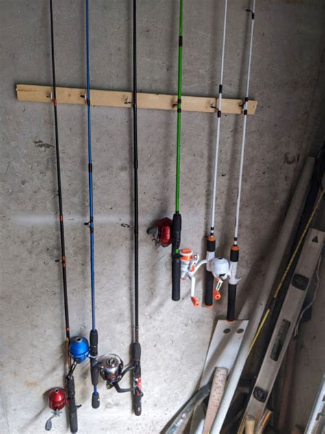 DIY Fishing Rod Holder for Garage - Authority Sportsman