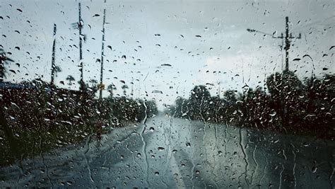 View Through The Window On Rainy Day And Storm Stock Footage Video 7713682 - Shutterstock