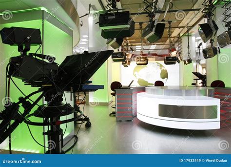 Tv Studio. News Studio. News Room. Modern Living Room Interior Design. Background For Newscast ...