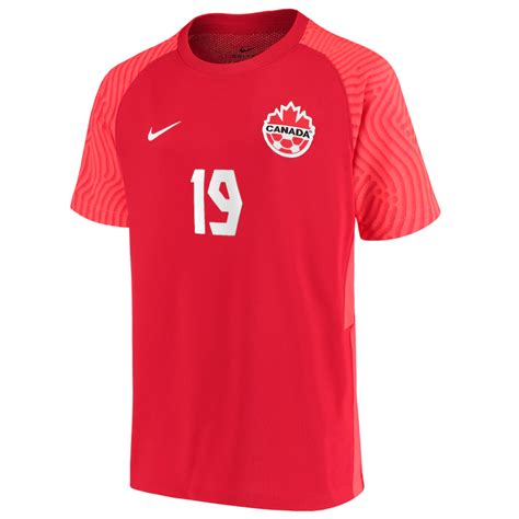 Nike Alphonso Davies Canada Home Jersey World Cup 2022 – Eurosport ...