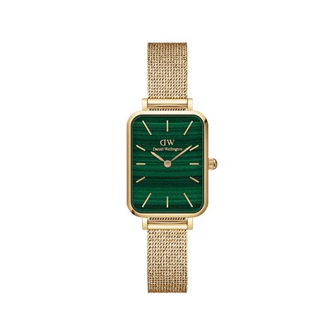 Quadro Pressed Evergold - Gold Watch with Green Dial | DW | Gold watches women, Daniel ...