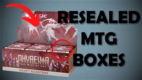 How To Tell If Your MTG Booster Box Is Resealed - Sleeve No Card Behind