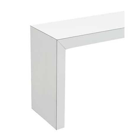 White Parsons Console Table, 91" | Chairish