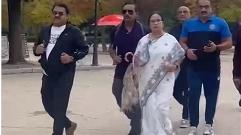 Saree And Slipper-Clad Mamata Banerjee Enjoys ‘Refreshing Morning’ Jog ...