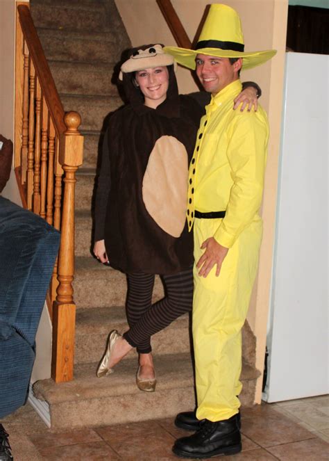 My homemade Curious George and the Man in the Yellow Hat Halloween Costumes 2012 | Couples ...