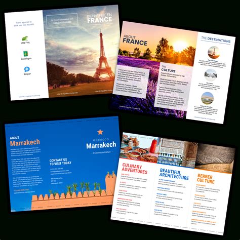 Travel Leaflet Template – Calep.midnightpig.co Within Word Travel ...