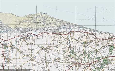 Historic Ordnance Survey Map of Blakeney, 1921