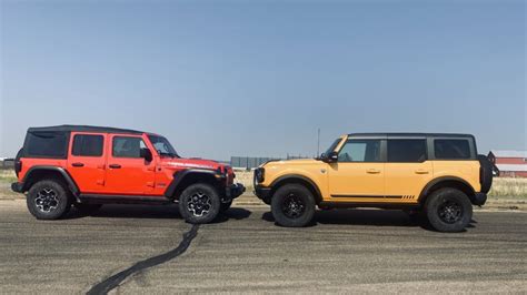 Ford Bronco vs. Jeep Wrangler Drag Race: One Of Them Gets ANNIHILATED! (Video) - The Fast Lane Car