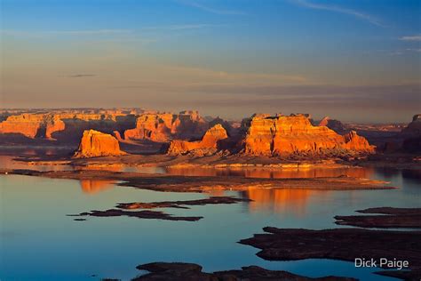 "Sunset on Lake Powell" by Dick Paige | Redbubble