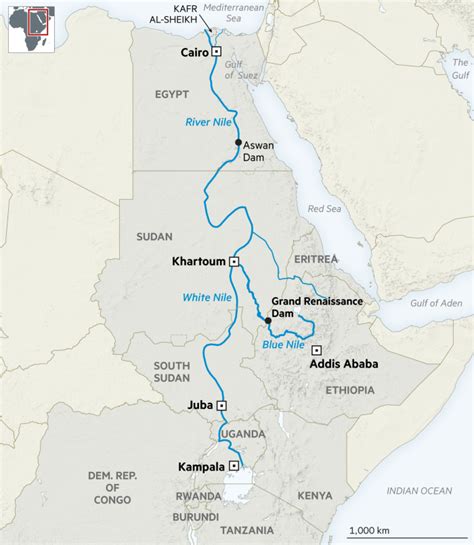 Map Nile River Delta - Share Map