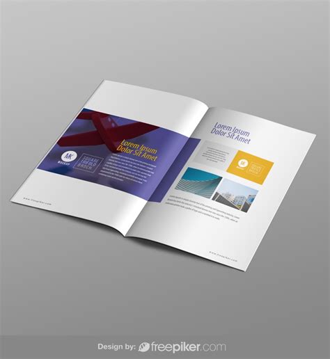 Freepiker | brochure & booklet mockup