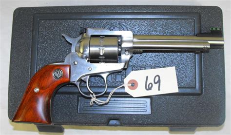 Lot - RUGER SINGLE TEN 22 LR 10-SHOT SINGLE ACTION STAINLESS STEEL REVOLVER