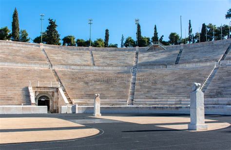 Greece Ancient Panathinaikos Stadium in Athens, Antique Architecture ...