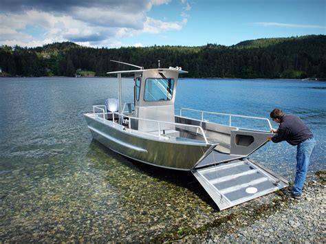 17' Landing Craft Centre Console Aluminum Boat By Silver Streak Boats ...