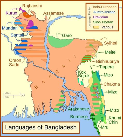 Languages of Bangladesh : r/LinguisticMaps