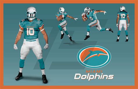 Miami Dolphins Uniform Redesign on Behance