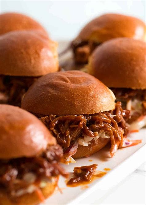 Pulled Pork with BBQ Sauce (Easy Slow Cooker) | RecipeTin Eats