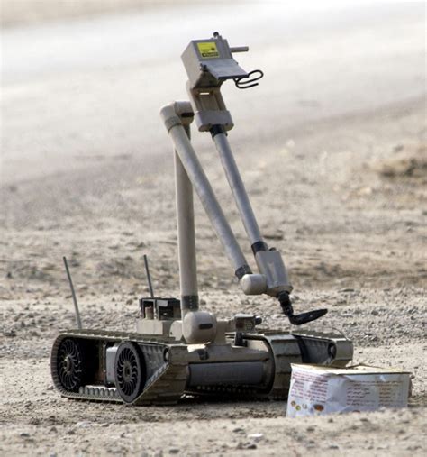 File:US Navy 041103-N-4614W-033 A U.S. Army explosive ordnance disposal (EOD) robot, i-Robot ...