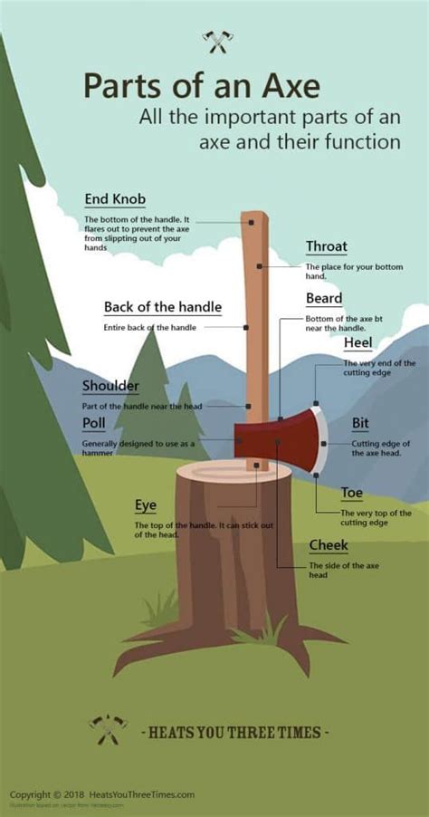 Parts of an Axe | Axe, Function, Infographic