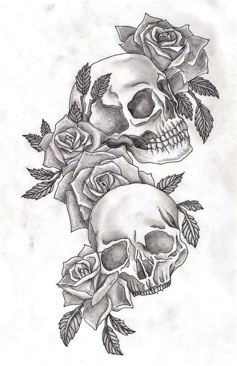 Tattoo Designs For Men | Tattoo design drawings, Skull rose tattoos ...