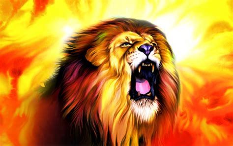 Roaring Lion Wallpaper - WallpaperSafari