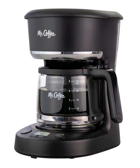 Mr. Coffee® 5-Cup Programmable Coffee Maker, 25 oz. Mini Brew, Brew Now ...