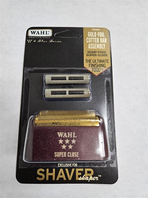 WAHL 5 Star Shaver Shaper Replacement Foil with Cutter Bar- 07031 - 100 | eBay