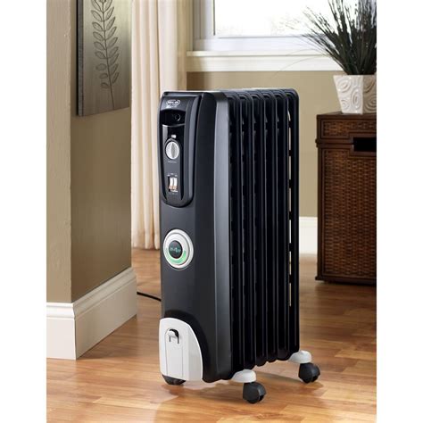 DeLonghi Safeheat 1500W ComforTemp Portable Oil-Filled Radiator & Reviews | Wayfair