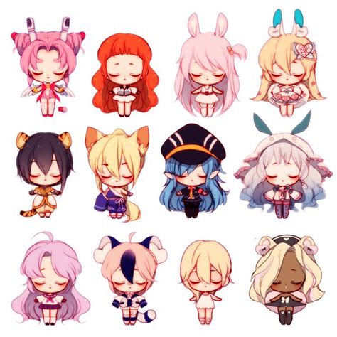 Tiny Chibis by Pikiru | Cute anime chibi, Chibi drawings, Chibi characters