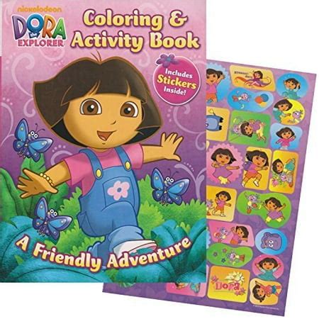 Dora the Explorer Giant Coloring Book with Stickers (144 Pages) by Bendon Publishing | Walmart ...