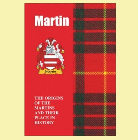 Martin Coat Of Arms History Scottish Family Name Origins Mini Book