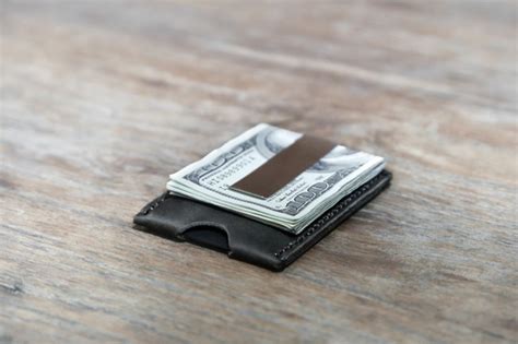 Minimalist Money Clip Wallet [Handmade] [Personalized]